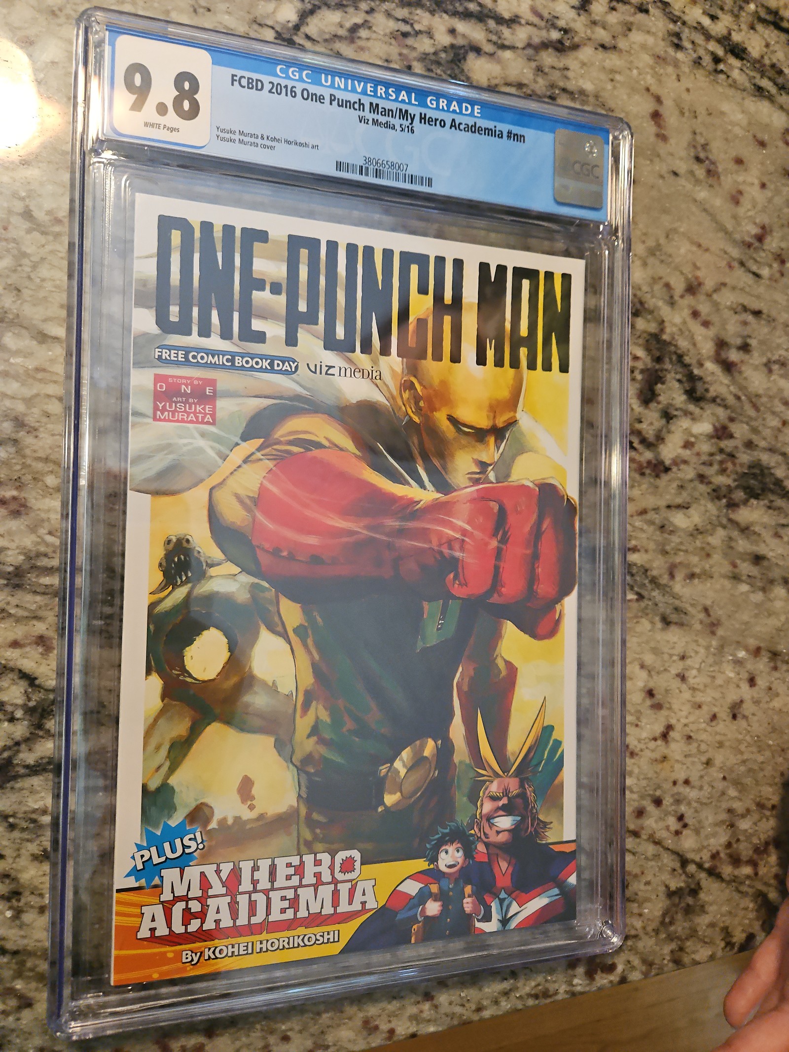 2016 one punch man comic book