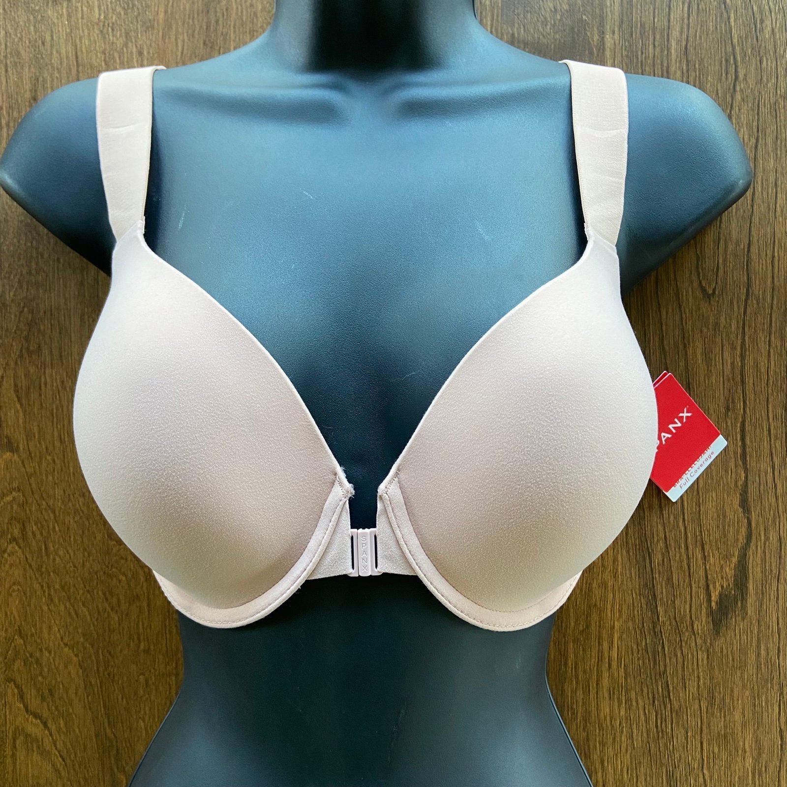 Spanx Bra-llelujah Lightly Lined Full Coverage Bra 32DD Vintage Rose 30011R NWT