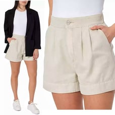 Sale! 158 Joie Women’s Cotton-Linen Pleated Short Rainy Day Color Size XL