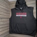 IU Indiana Hoosiers Colosseum Men Sleeveless Hooded Athletic Sweatshirt Vest 6XL