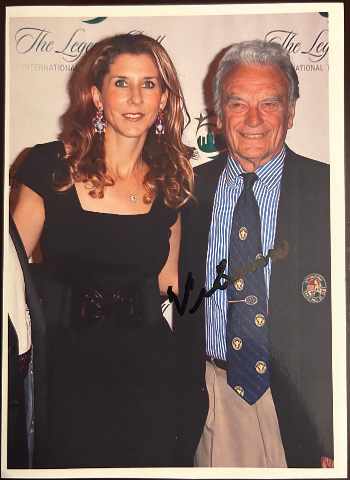 VIC SEIXAS AUTOGRAPHED PHOTO!!! - TENNIS LEGEND & HALL OF FAME’R!!! - NICE!!!