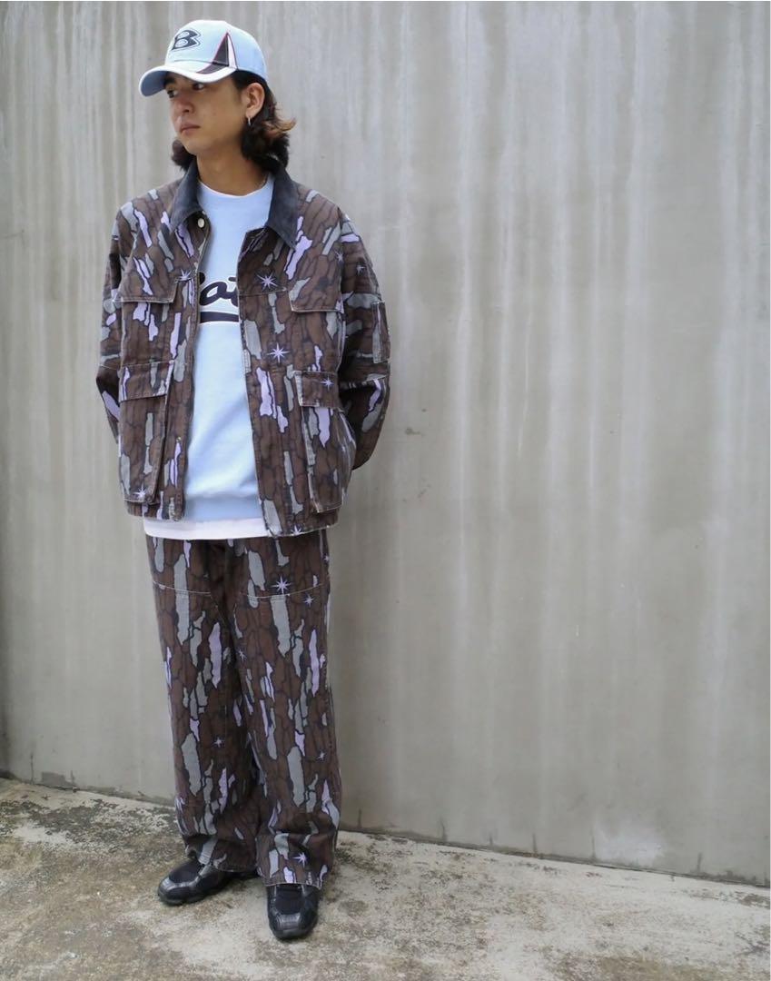 休日限定 / BoTT Canvas 32 size camo Pant Work パンツ