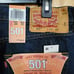 Levis 501 Original Jeans 34x30 Regular Fit Straight Leg DARK BLUE Brand New D2