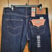 Levis 501 Original Jeans 34x30 Regular Fit Straight Leg DARK BLUE Brand New D2