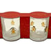 Anthropology Dupe Ginger Bread Men Festive Holiday Juice Whiskey Glasses