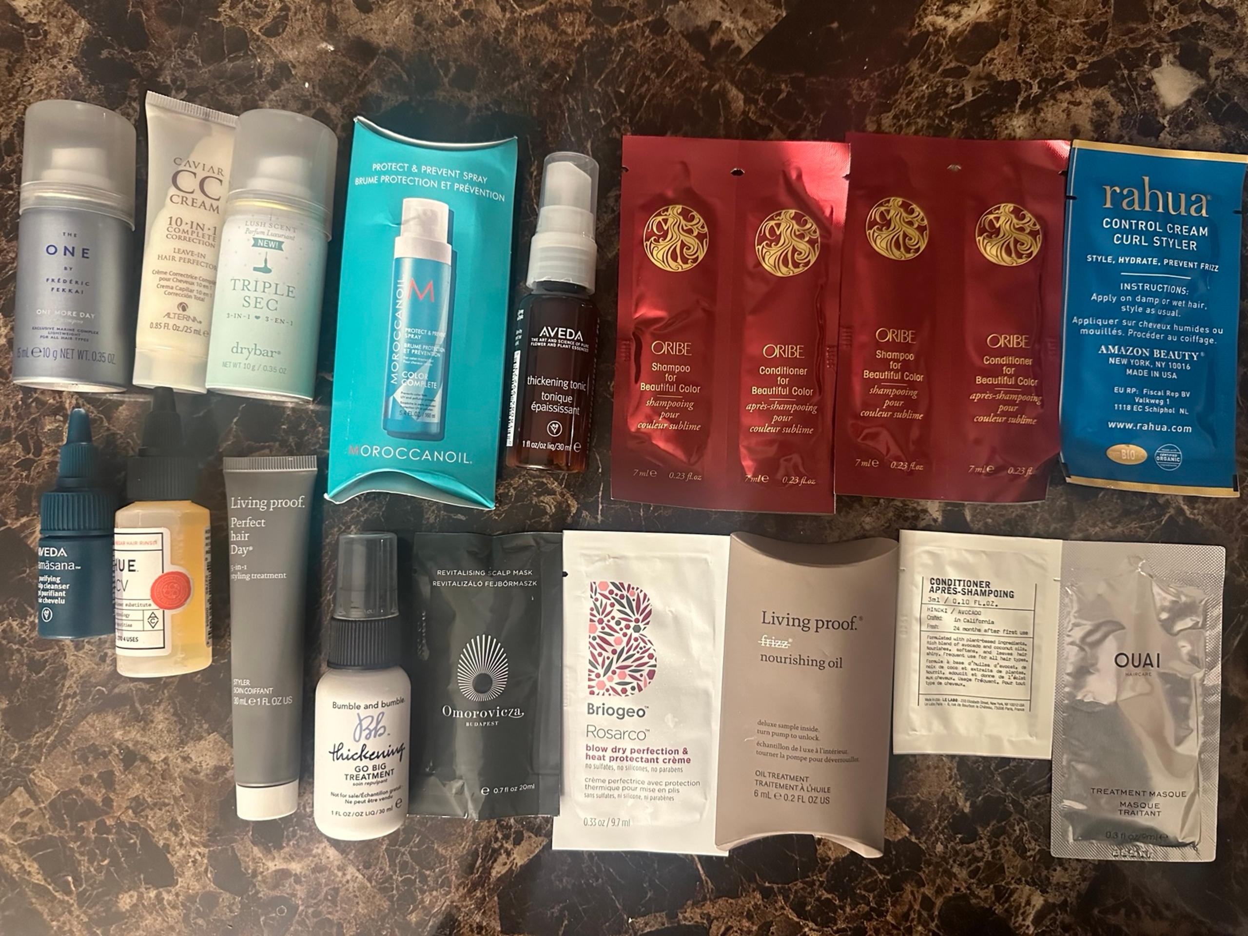 Brand new luxury hair care 17 piece bundle sample lot