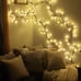 Curtain Lights Indoor Outdoor 8.3ft 8 Modes 72 Led Globe String Lights Plug in