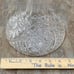 Vintage Cut to Clear Etched Glass Bohemian Crystal 11.5 Decanter
