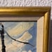 Original oil painting on board, European Cityscape, Unsigned, Framed