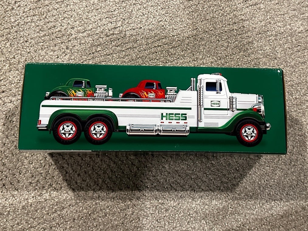 Brand new Hess Toy Truck 2022 Flatbed Truck and Hot Rods