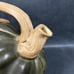 PATRICIA GARRETT Great Impressions Pottery ACORN SQUASH Teapot &Teacup 1990s HTF