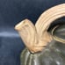 PATRICIA GARRETT Great Impressions Pottery ACORN SQUASH Teapot &Teacup 1990s HTF