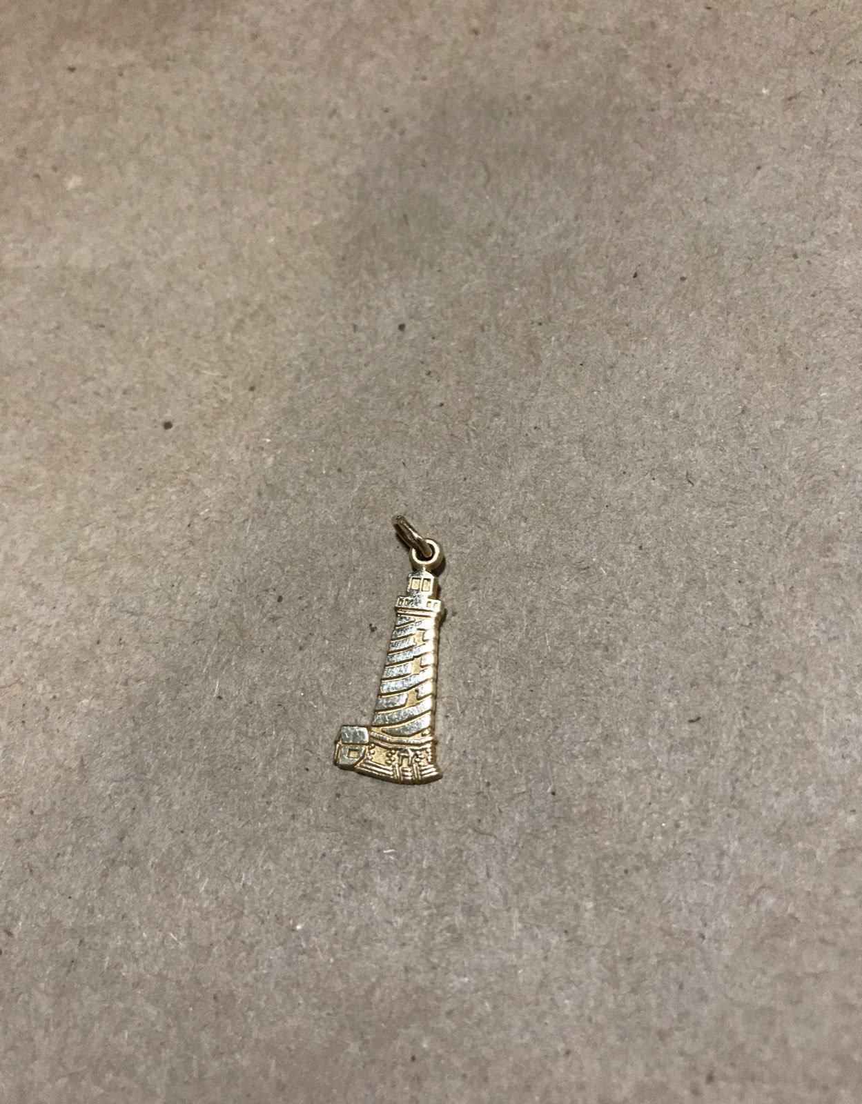 14kt jewelry lighthouse charm pendant