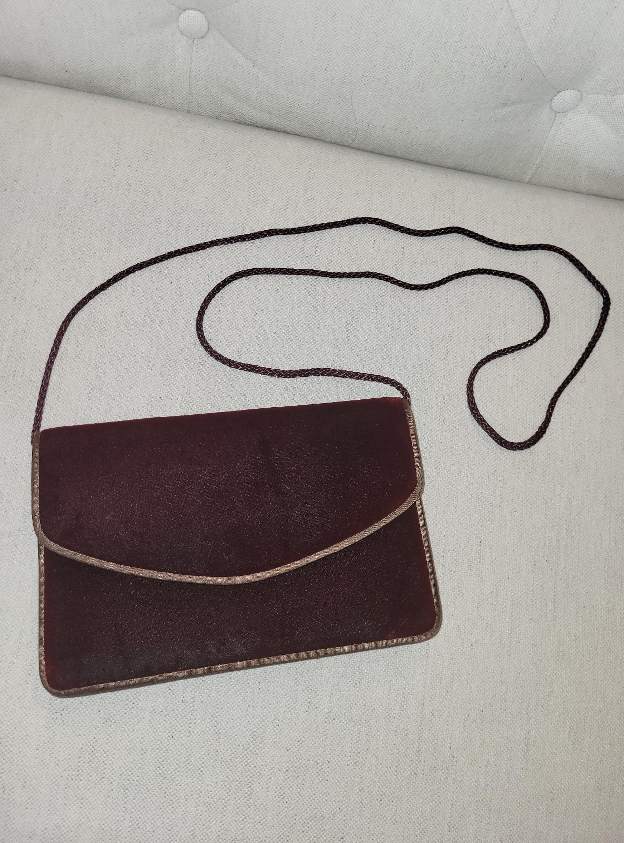Vintage Velvet Evening Bag