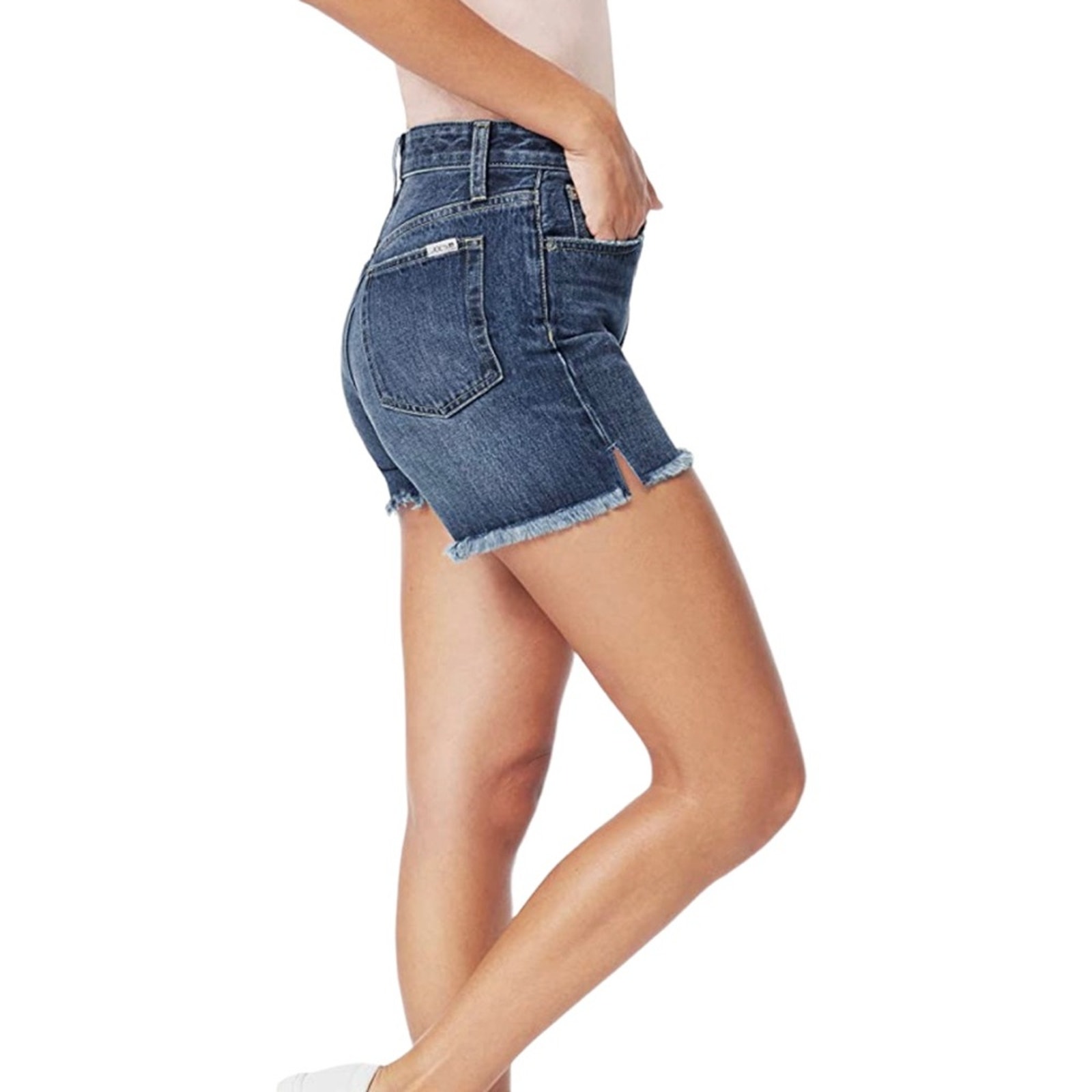 JOE’S Helsinki Wash Denim Raw Hem Jean Shorts Women’s