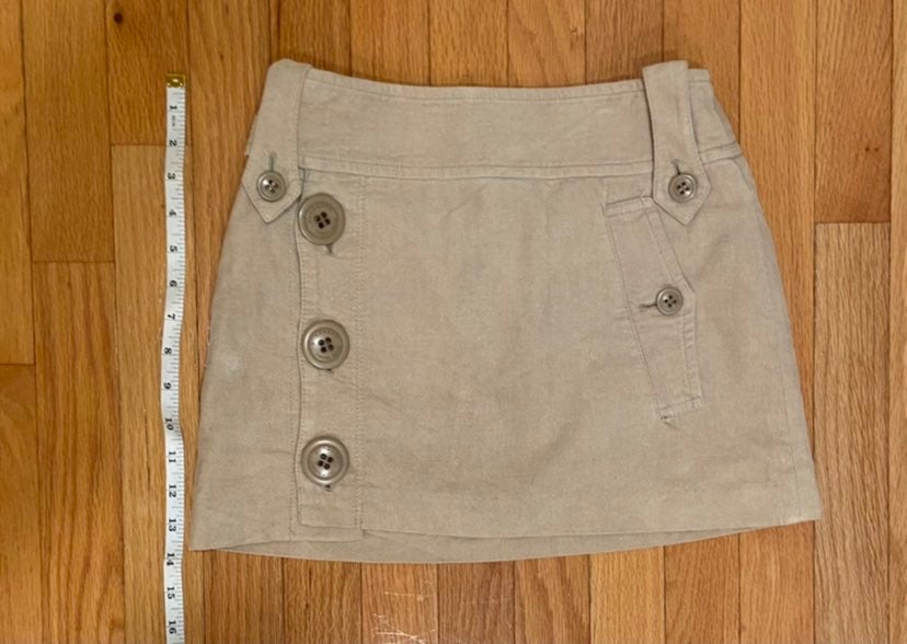 Burberry Vintage Blue Label Tan Miniskir