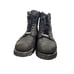 Harley Davidson Carter Boots Men's 11 Black Plaid Side Zip Leather Motorcycle