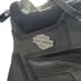 Harley Davidson Carter Boots Men's 11 Black Plaid Side Zip Leather Motorcycle