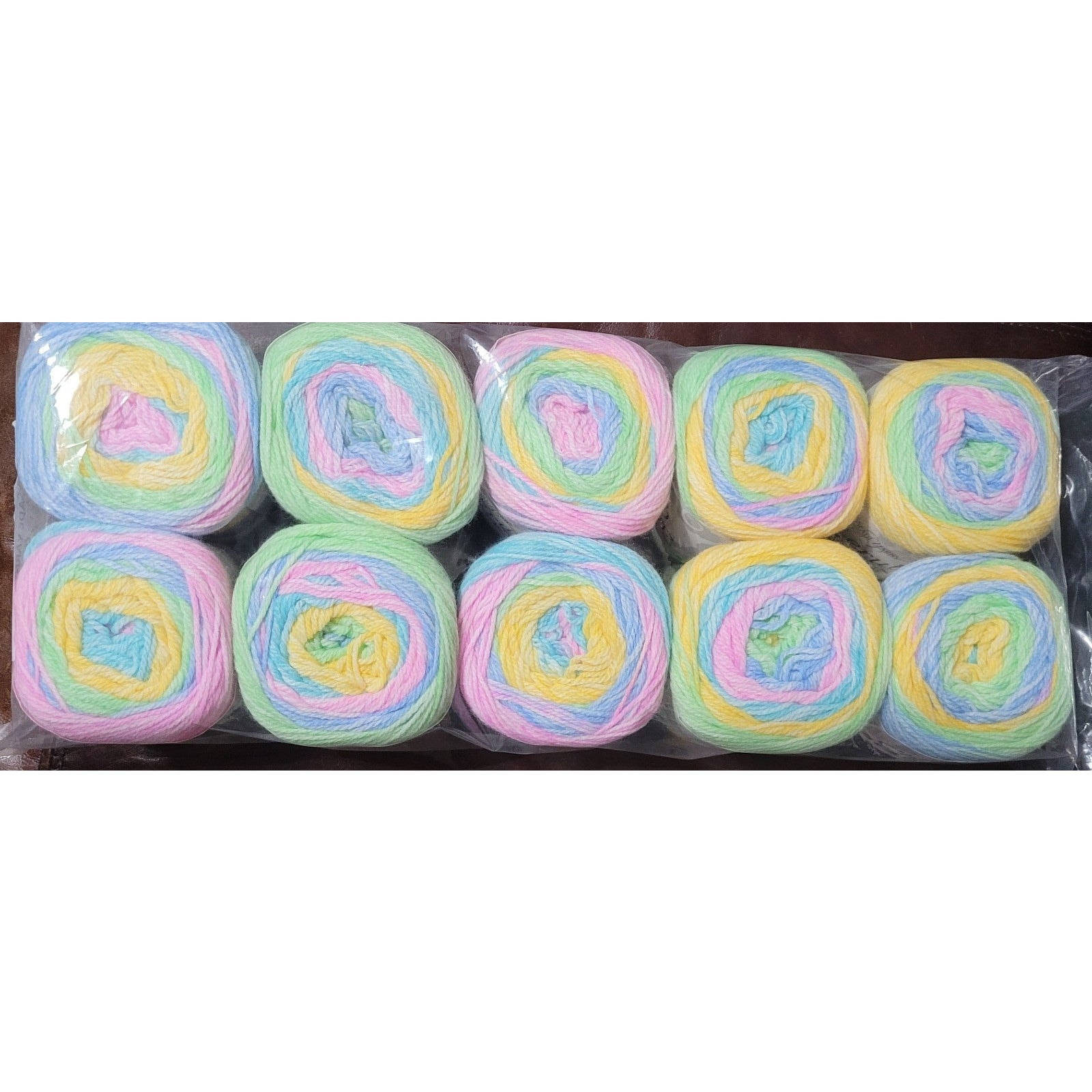 Yarn Lot of 5 Cascade Cherub Aran Prints in Summer Bouquet Soft Colorful Yarn