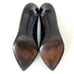Stuart Weitzman Black Leather Heist Pointed Toe 100 Pump Slim 4 Heel Size 10