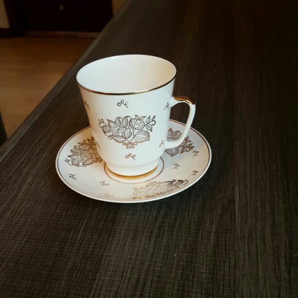 Lomonosov Russian cup & plate