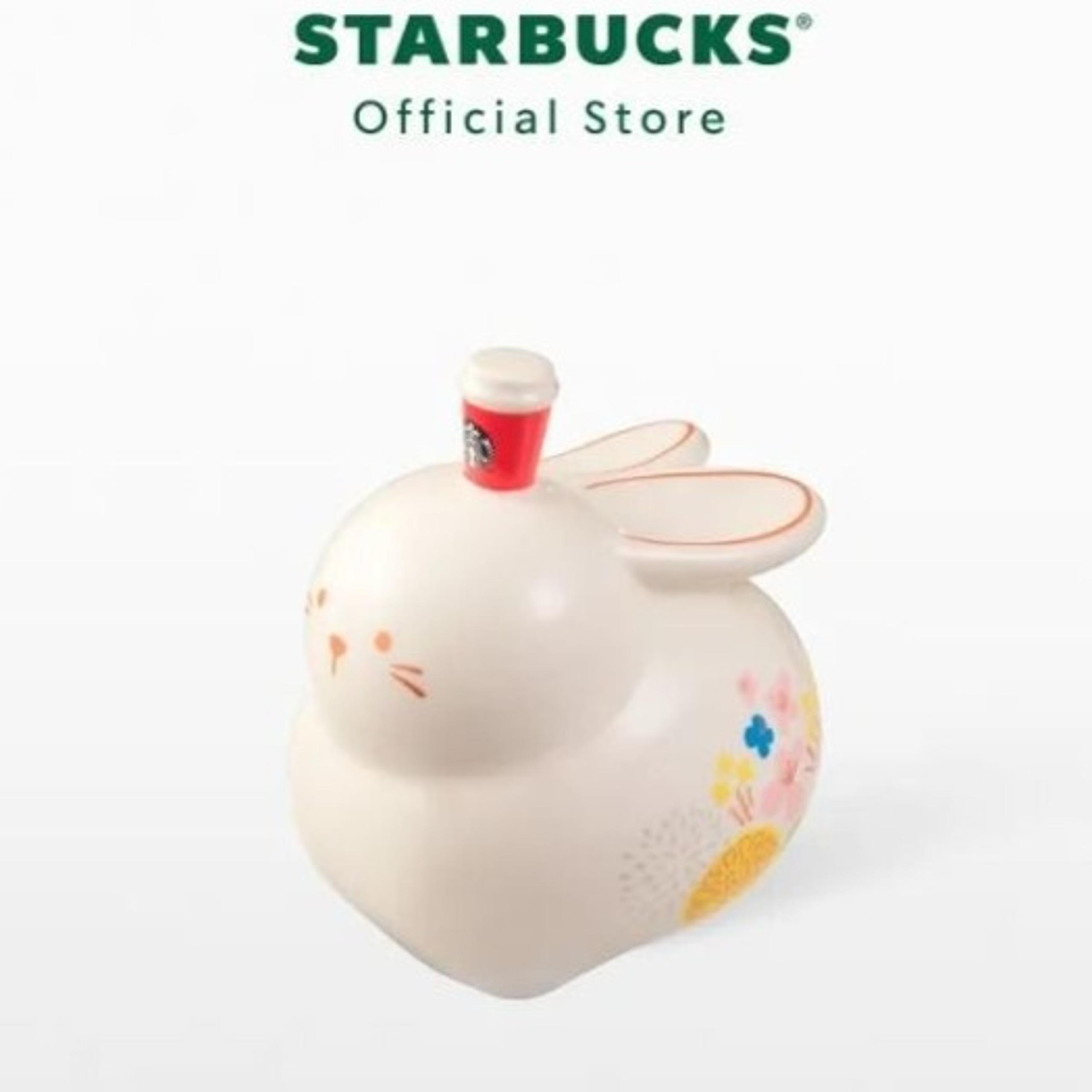 Starbucks Thailand 2023 Year of Rabbit Ceramic Bunny Coin Bank 6" (NEW)