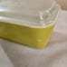 VTG Set Of 4 Pyrex Ovenware (3) 501-B 1-1/2 C & (1) 502 1-1/2 Pt. W/Lids Dishes