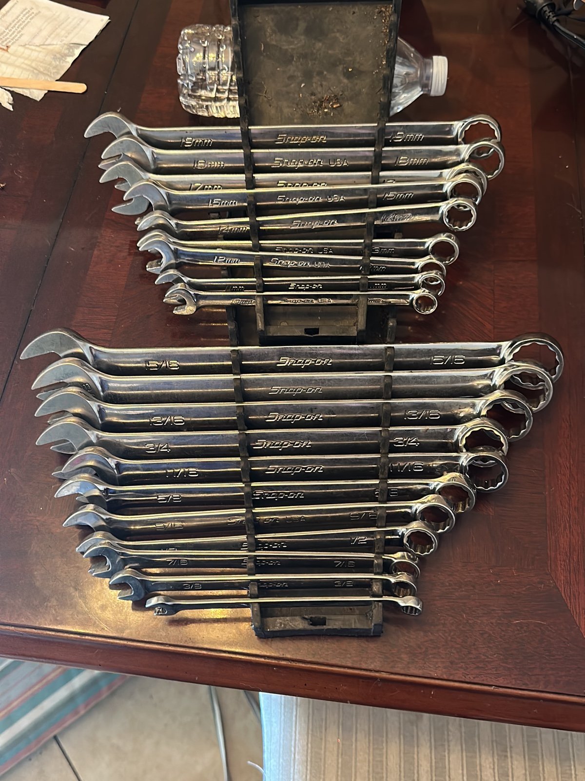 Snap on sae and metric wrenches