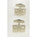 Vintage Sterling Silver Cufflinks Modernist Abstract Geometric Motif
