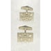 Vintage Sterling Silver Cufflinks Modernist Abstract Geometric Motif
