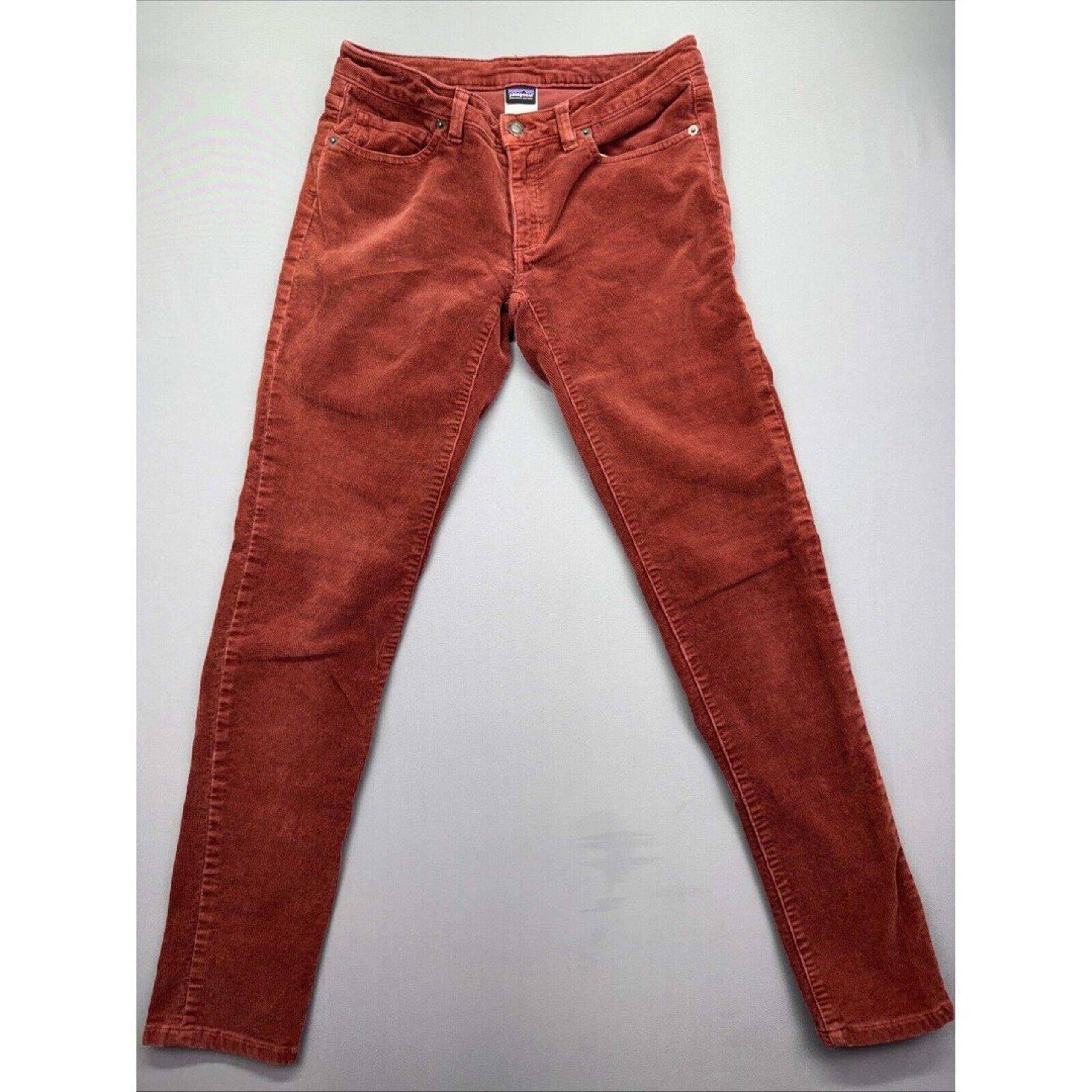 Patagonia Women's Organic Cotton Corduroy Pants Straight Leg Low Rise Size 27