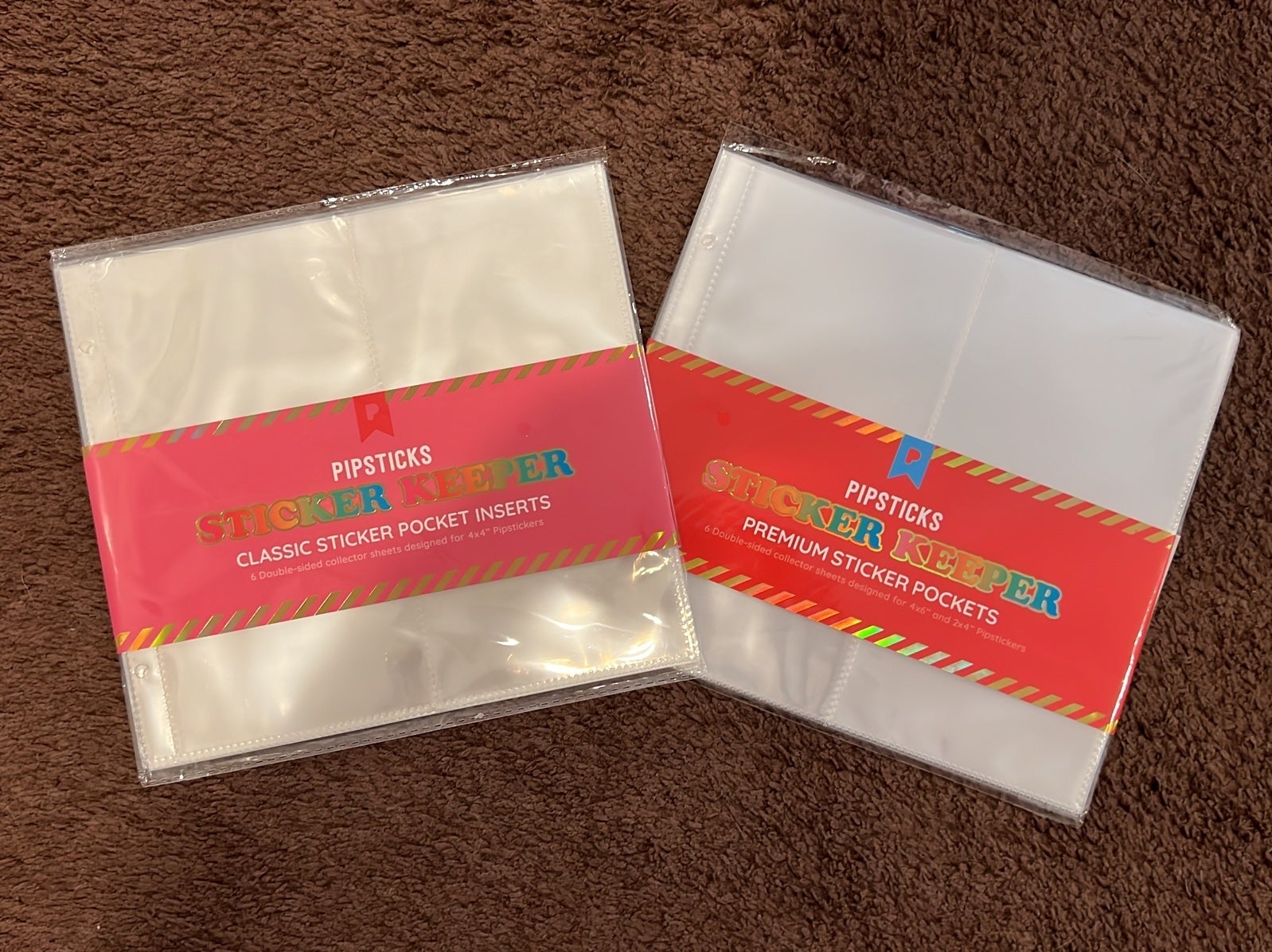 Pipsticks Sticker Keeper Pockets Pages