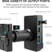 Adjustable Fully Decoded V-Mount Battery to BP-U Series Battery Conversion Adapt