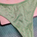 VTG VS Sexy Little Things Second Skin Satin Strappy Thong Size Sm
