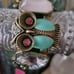 ULTRA RARE Betsy Johnson Owl Stretch Bracelet