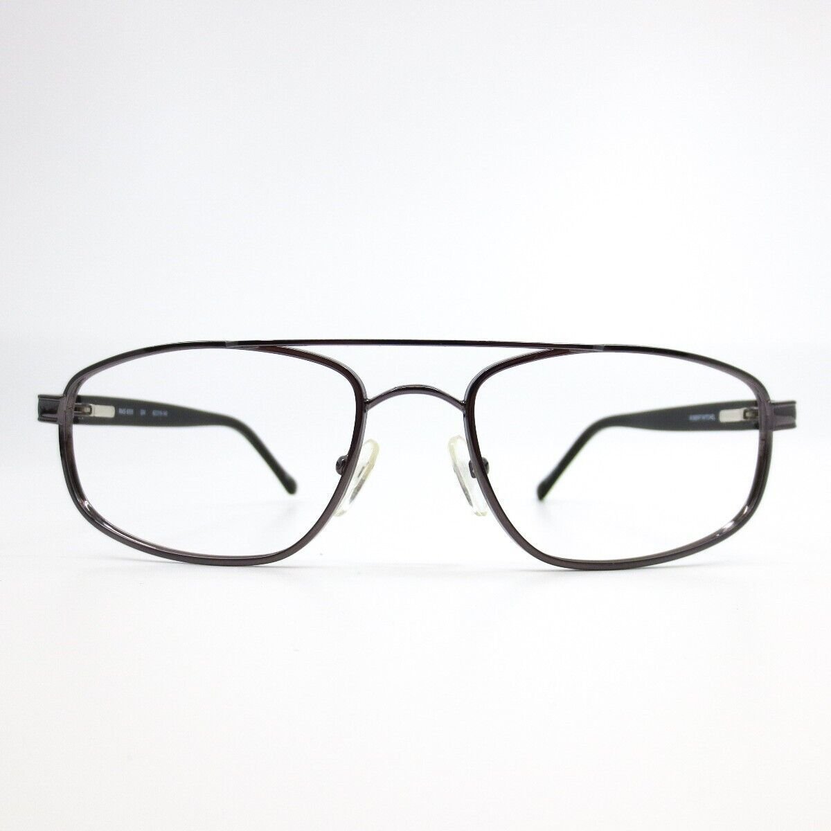 Robert Mitchel Eyeglasses Frames RMS 6008 GM Black Gray Rectangular 62-19-140