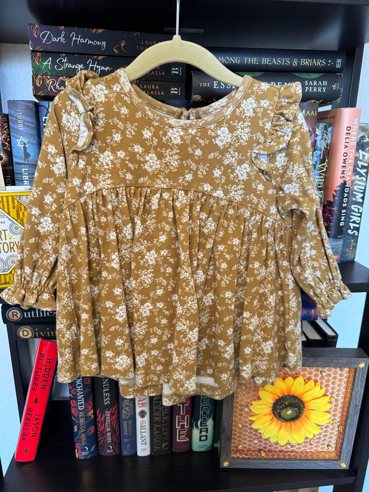 1Y Golden Floral Jamie Kay Frankie Dress