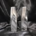 Nambe Set Of Two Twist Candle Holders