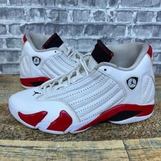 Nike Air Jordan 14 Retro ‘19 Candy Cane Red White 487471-100 Mens Size 10 Rare