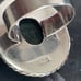 Vintage Malachite and sterling ring sz 7.5