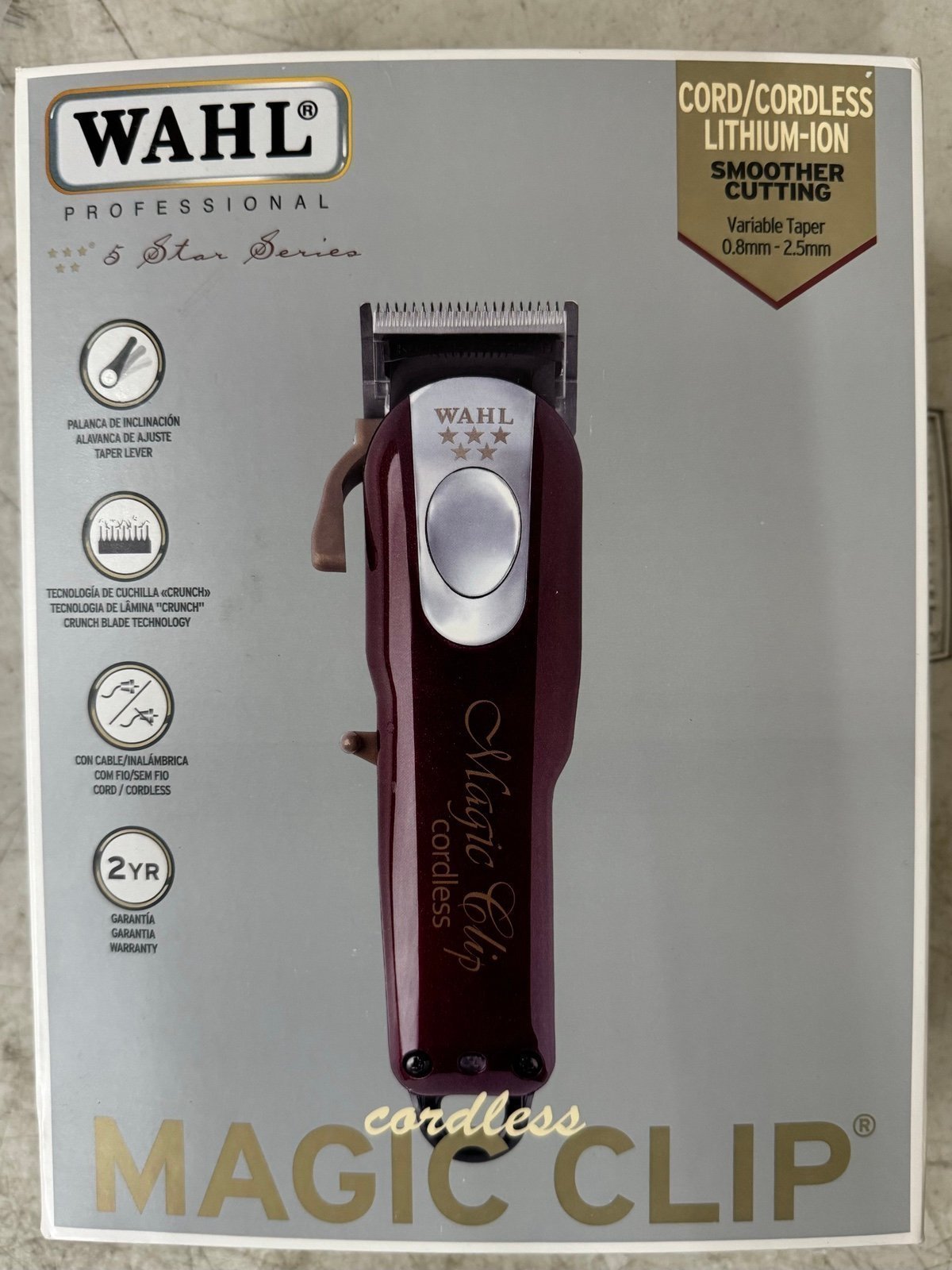 Wahl cordless magic clip