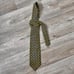 Ermenegildo Zegna Auth Mens Black Yellow 100% Silk Dress Neck Tie Made In Italy