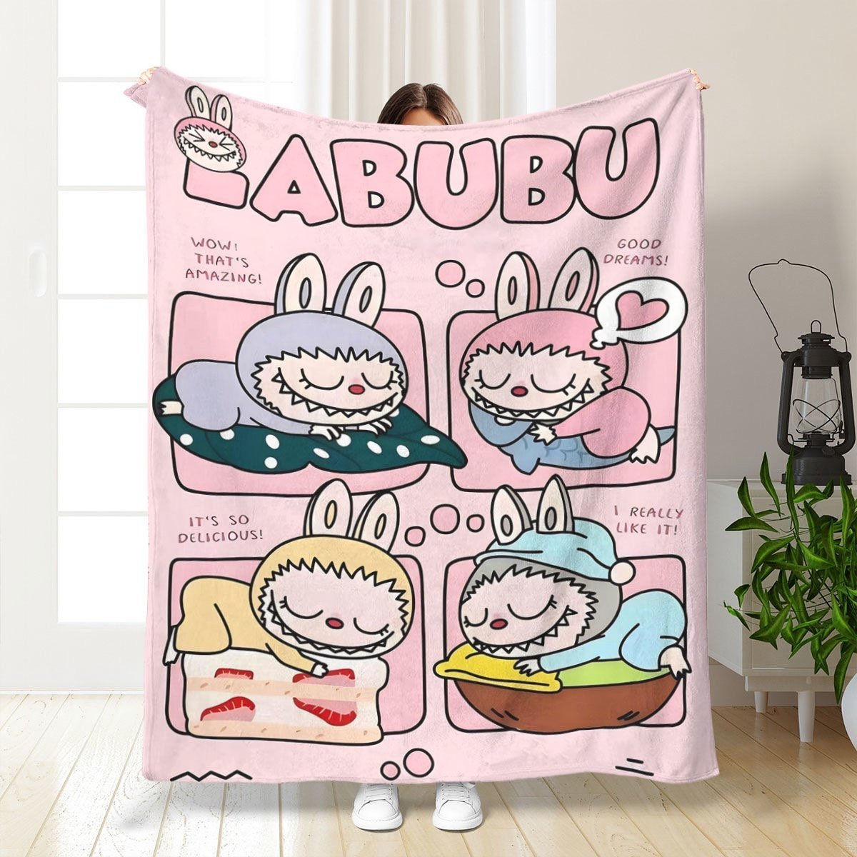 Labubu blankets