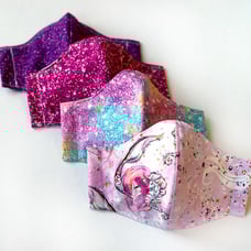 Handmade face mask mermaids