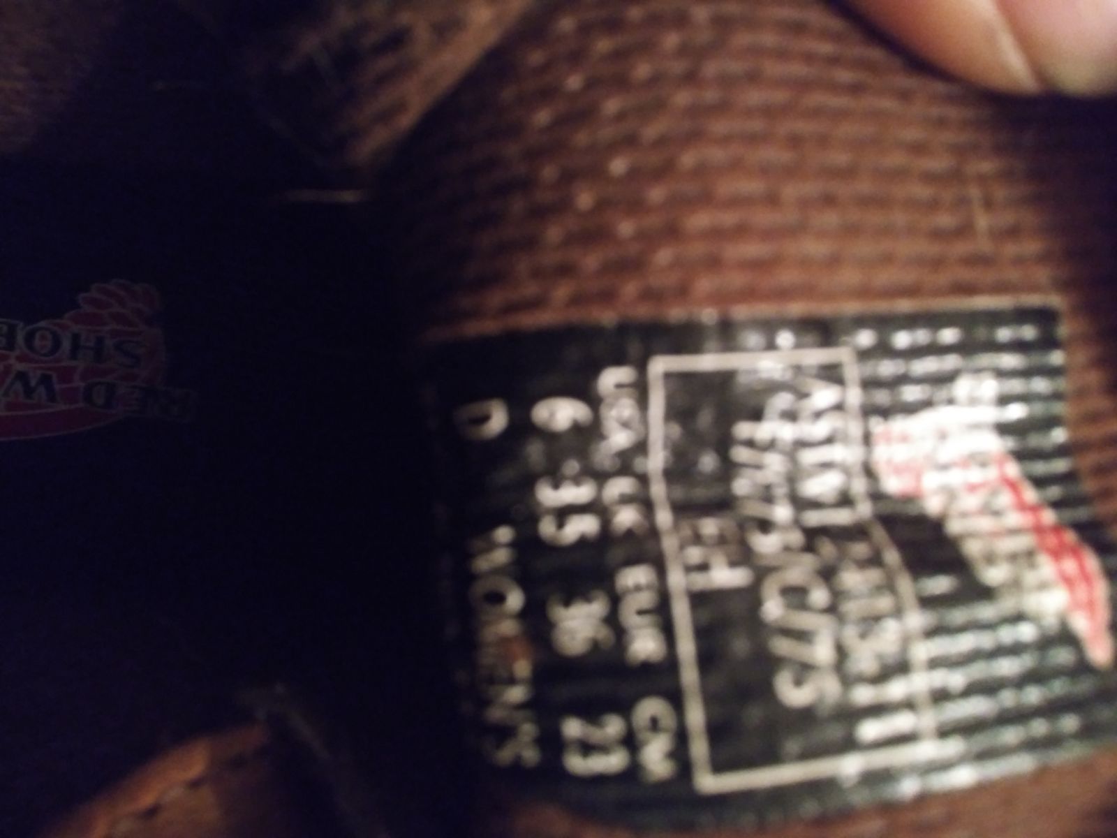 Woman's red wing steel toe boots