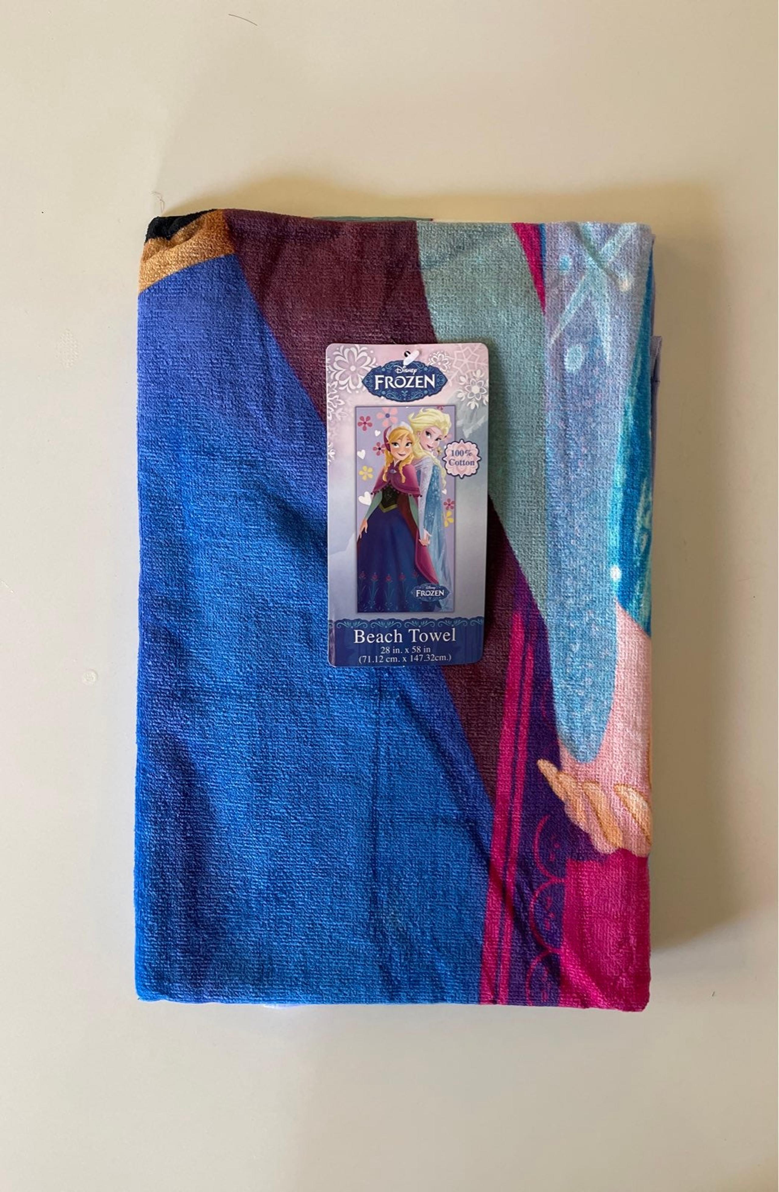 Frozen beach towel