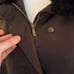 Weekend MaxMara woman’s brown faux fur collar parka size 12
