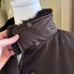 Weekend MaxMara woman’s brown faux fur collar parka size 12