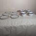 6 - Vintage Tea Cups and Saucers