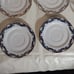 6 - Vintage Tea Cups and Saucers